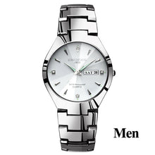 Load image into Gallery viewer, Lovers Watches Luxury Quartz Wrist Watch for Men and Women Hodinky Dual Calender Week Steel Saat Reloj Mujer Hombre Couple Watch