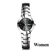 Load image into Gallery viewer, Lovers Watches Luxury Quartz Wrist Watch for Men and Women Hodinky Dual Calender Week Steel Saat Reloj Mujer Hombre Couple Watch