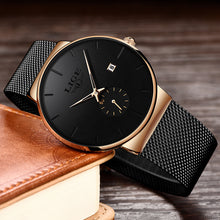 Load image into Gallery viewer, LIGE Fashion Watches Casual Waterproof Quartz Clock Mens Watches Top Brand Luxury Ultra-Thin Date Sports Watch Relogio Masculino