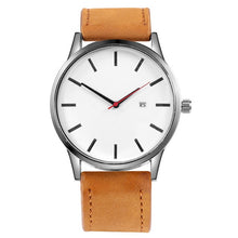 Load image into Gallery viewer, 2019 Men Quartz Watch Relogio Masculino Military Sport Wristwatch Leather Strap Mens Reloj Complete Calendar Watches Homme Saati