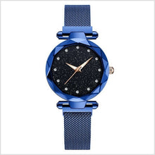 Load image into Gallery viewer, Top Brand Star Watch For Women Rose Gold Mesh Magnet Starry Sky Quartz Wristwatch Gradient Ladies Wrist Watches relogio feminino