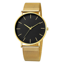 Load image into Gallery viewer, Luxury Watch Men Mesh Ultra-thin Stainless Steel Quartz Wrist Watch Male Clock reloj hombre relogio masculino Free Shipping