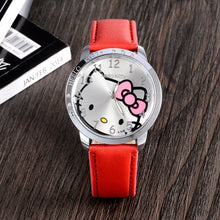 Load image into Gallery viewer, Fashion Brand Quartz Watch Children Girl Women Leather Crystal Wrist Watch Kids Wristwatch Clock relogio