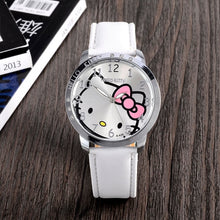 Load image into Gallery viewer, Fashion Brand Quartz Watch Children Girl Women Leather Crystal Wrist Watch Kids Wristwatch Clock relogio