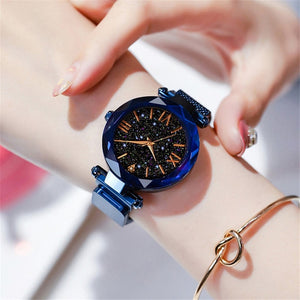 Ladies Watch Women Watch Magnetic Starry Sky Clock Quartz Wristwatch Women Watches reloj mujer relogio feminino Free Shipping