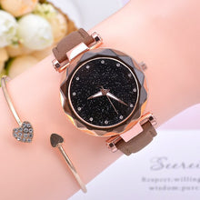 Load image into Gallery viewer, Fashion Starry Sky Women Watches Top Sale Leather Ladies Bracelet Watch Quartz Wristwatches Casual Female Clock Relogio Feminino