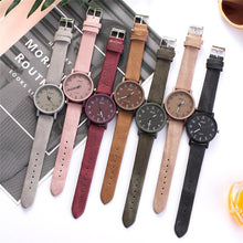 Load image into Gallery viewer, Retro Simple Women Watches Laides Casual Quartz Wrist Watch Multicolor Leather Band New Strap Watch Female Clock reloj mujer /C