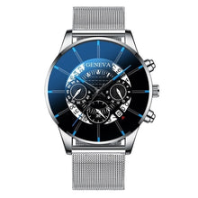 Load image into Gallery viewer, Men&#39;s Watch Reloj Hombre Relogio Masculino Stainless Steel Calendar Quartz Wristwatch Men Sports Watch Clock Geneva Clock hours