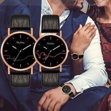 Load image into Gallery viewer, WJ-8733 Fashion Couple Watch Casual Leather Strap Wristwatch For Man Women Watches Simple Classic Lover&#39;s Wrist Watches Quartz