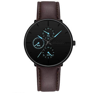 2020 Fashion Mens Watch Minimalist Luxury Ultra Thin Stainless Steel Mesh Band Wrist Watch Analog Quartz Watches Relojes Hombre