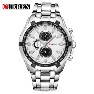 HOT CURREN Watches Men quartz TopBrand  Analog  Military male Watches Men Sports army Watch Waterproof Relogio Masculino8023