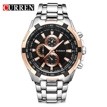 Load image into Gallery viewer, HOT CURREN Watches Men quartz TopBrand  Analog  Military male Watches Men Sports army Watch Waterproof Relogio Masculino8023