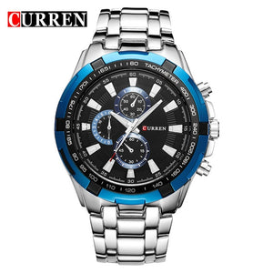 HOT CURREN Watches Men quartz TopBrand  Analog  Military male Watches Men Sports army Watch Waterproof Relogio Masculino8023