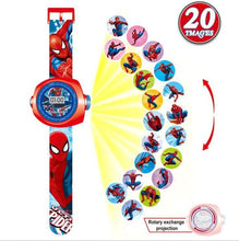 Load image into Gallery viewer, NEW Princess Elsa Spiderman Iron Children Watches Kids 3D Projection Cartoon Pattern Girls Watch Child Boys Digital Wristwatches