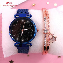 Load image into Gallery viewer, 2019 New brand Starry Sky Women Watch Fashion Elegant Magnet Buckle Vibrato Purple Gold Ladies Wristwatch Luxury Women Watches