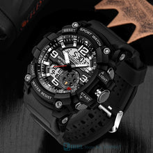 Load image into Gallery viewer, SANDA Brand Wrist Watch Men Watches Military Army Sport Style Wristwatch Dual Display Male Watch For Men Clock Waterproof Hours