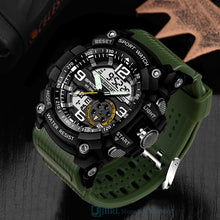 Load image into Gallery viewer, SANDA Brand Wrist Watch Men Watches Military Army Sport Style Wristwatch Dual Display Male Watch For Men Clock Waterproof Hours