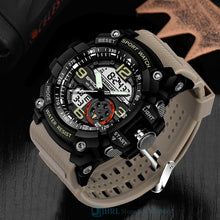 Load image into Gallery viewer, SANDA Brand Wrist Watch Men Watches Military Army Sport Style Wristwatch Dual Display Male Watch For Men Clock Waterproof Hours