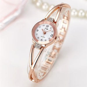 New Fashion Rhinestone Watches Women Luxury Brand Stainless Steel Bracelet watches Ladies Quartz Dress Watches reloj mujer Clock