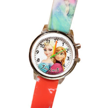 Load image into Gallery viewer, Princess Elsa Children Watches Electronic Colorful Light Source Child Watch Girls Birthday Party Kids Gift Clock Childrens Wrist