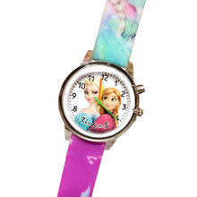 Load image into Gallery viewer, Princess Elsa Children Watches Electronic Colorful Light Source Child Watch Girls Birthday Party Kids Gift Clock Childrens Wrist