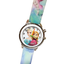 Load image into Gallery viewer, Princess Elsa Children Watches Electronic Colorful Light Source Child Watch Girls Birthday Party Kids Gift Clock Childrens Wrist