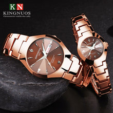 Load image into Gallery viewer, Lovers Watches Luxury Quartz Wrist Watch for Men and Women Hodinky Dual Calender Week Steel Saat Reloj Mujer Hombre Couple Watch