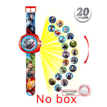 Load image into Gallery viewer, JOYROX Princess Spiderman Kids Watches Projection Cartoon Pattern Digital Child watch For Boys Girls LED Display Clock Relogio